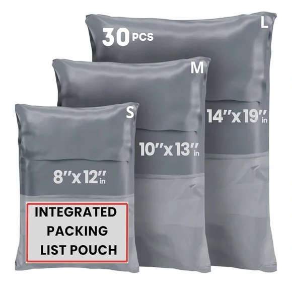3 Sizes incl. 8x12, poly mailers 10x13 & 14x19 Poly Mailers (30 Pack) NEW - Picture 9 of 9